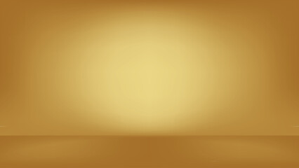 Gold abstract blurred gradient background. Vector illustration.