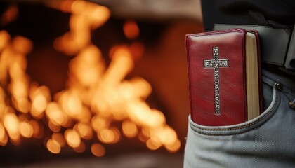 The Bible in te Pocket of the Firefighter