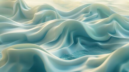 Obraz premium A close up of a very large wave that is moving, AI