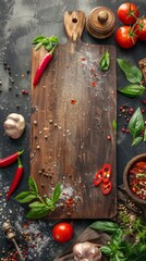 Culinary Symphony: A Wooden Cutting Boards Garden