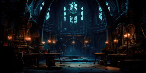 Chamber Anime or Animation Background