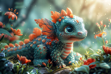 Whimsical Wonderland, Sweet Animated Cartoon-Like Toys