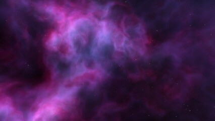 bright nebula, nebula in space, majestic red-purple nebula, beautiful space background 3D render
