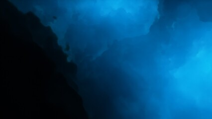 red-violet nebula in outer space, horsehead nebula, unusual colorful nebula in a distant galaxy, red nebula 3d render
