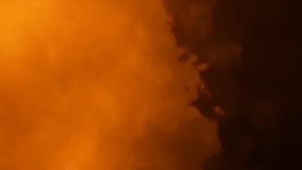 red-violet nebula in outer space, horsehead nebula, unusual colorful nebula in a distant galaxy, red nebula 3d render
