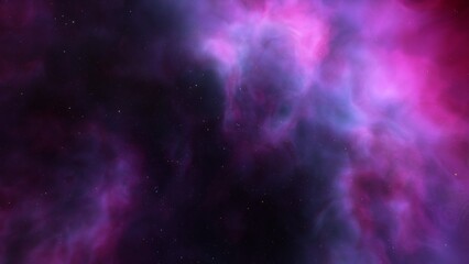 red-violet nebula in outer space, horsehead nebula, unusual colorful nebula in a distant galaxy, red nebula 3d render
