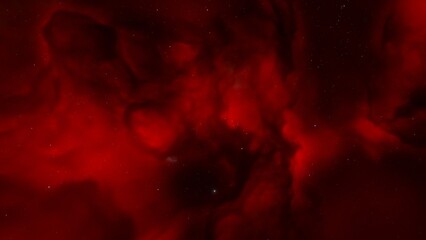 red-violet nebula in outer space, horsehead nebula, unusual colorful nebula in a distant galaxy, red nebula 3d render
