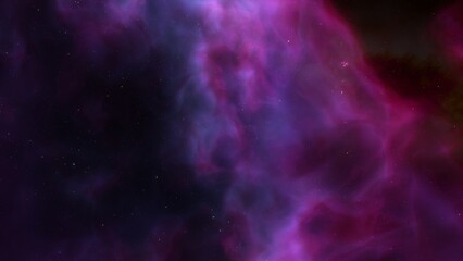 red-violet nebula in outer space, horsehead nebula, unusual colorful nebula in a distant galaxy, red nebula 3d render
