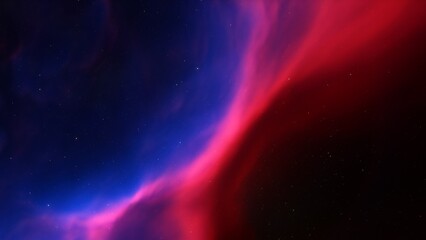 red-violet nebula in outer space, horsehead nebula, unusual colorful nebula in a distant galaxy, red nebula 3d render
