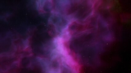 red-violet nebula in outer space, horsehead nebula, unusual colorful nebula in a distant galaxy, red nebula 3d render
