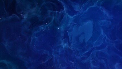 Deep space nebula with stars. Bright and vibrant Multicolor Starfield Infinite space outer space background with nebulas and stars. Star clusters, nebula outer space background 3d render
