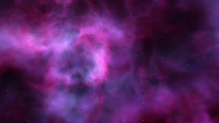 Deep space nebula with stars. Bright and vibrant Multicolor Starfield Infinite space outer space background with nebulas and stars. Star clusters, nebula outer space background 3d render

