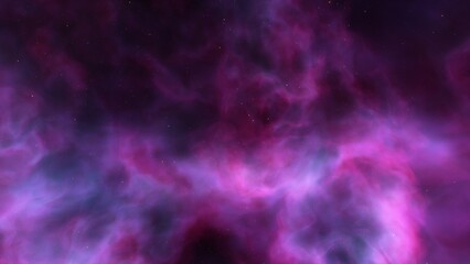 Deep space nebula with stars. Bright and vibrant Multicolor Starfield Infinite space outer space background with nebulas and stars. Star clusters, nebula outer space background 3d render
