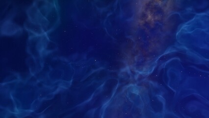 Deep space nebula with stars. Bright and vibrant Multicolor Starfield Infinite space outer space background with nebulas and stars. Star clusters, nebula outer space background 3d render
