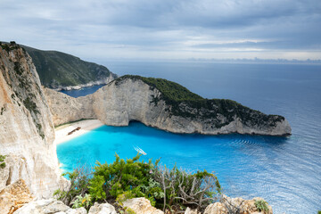 navagio shipwreck in Zakynthos, greece