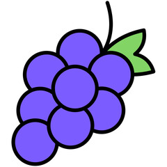 Fruits Colored Icon Pack