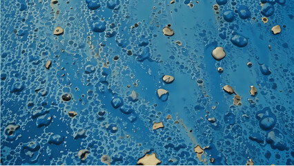 water drops on glass