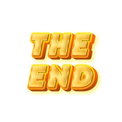 3D The end poster art
