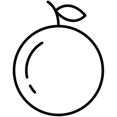 Fruits Outline Icon Pack
