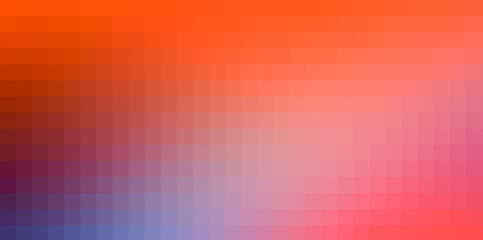 colorful orange blue red pixel palette mosaic translucent grid colors background