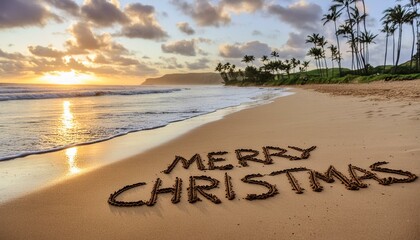 Beachside Blessings: Christmas Messages with Oceanic Backdrop