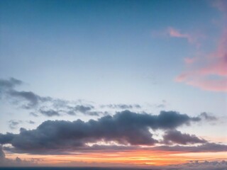 Fototapeta premium sunset over the sea