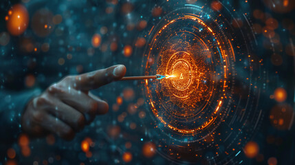 background with a bulb