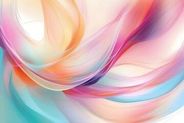 Abstract bright blue, yellow, pink soft smoke wavy folds. Modern luxury vape wave drapes background. Smoke wavy texture waves backdrop, Illustration backdrop for web, mobile copy space. Ai generated
