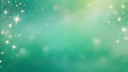 Obraz premium background with snowflakes and bokeh lights