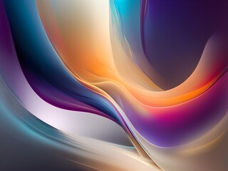 Pink dreamy pastel watercolor flowing waves backdrop. Purple, blue, mint, teal soft painted wavy folds. Abstract art luxury color wave background. Silk drape waves background for banner, Ai generated