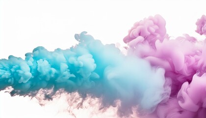 Fototapeta premium Pink Party Haze: Abstract Fog in Blue, Teal, Purple, and Aqua