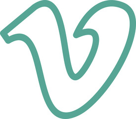 English alphabet icons 