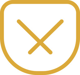 box with special sign icon