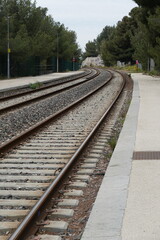 Fototapeta premium Gare de Niolon sur la côte Bleue
