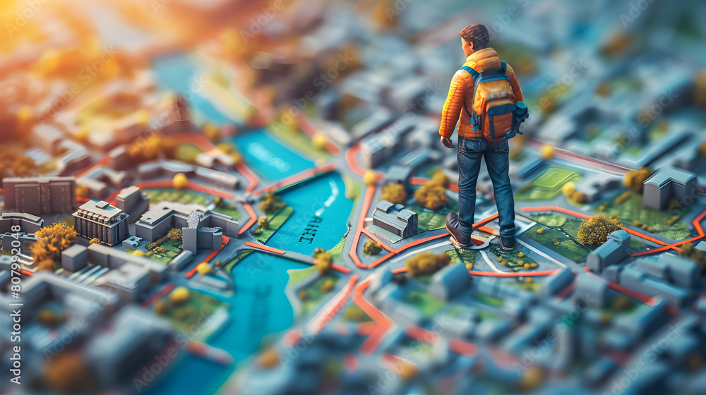 Aufkleber exploring customer journey mapping: enhancing satisfaction through realistic photo concepts