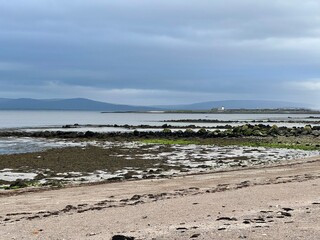 low tide on the sea coast, Ireland, Galway