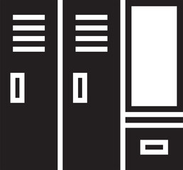 Locker Icon Illustration
