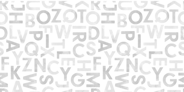 水彩アルファベットのシームレスパターン
Watercolor alphabet background. Seamless pattern.Vector. 