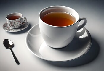 cup of tea with spoon