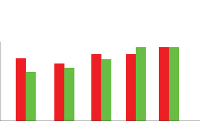 graph with red arrow