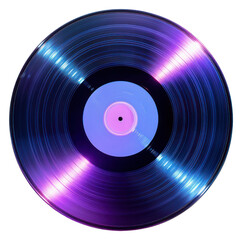 PNG Vinlyn record purple technology blue.