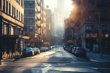 Serene City Morning: Casual Style and Urban Exploration