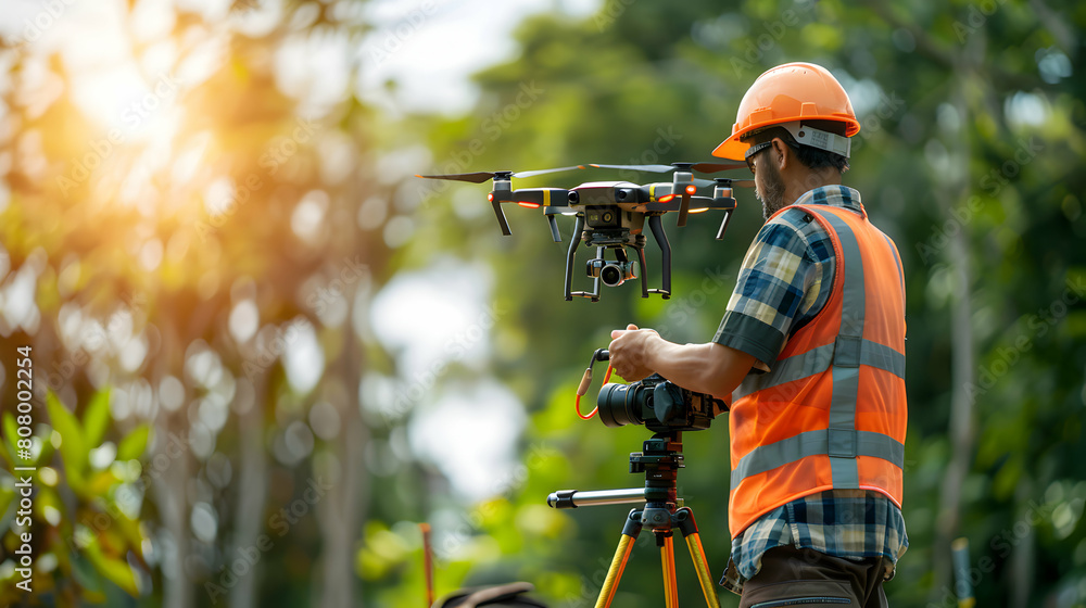 Poster drone technology for site surveying: capturing high-resolution data for land development planning an
