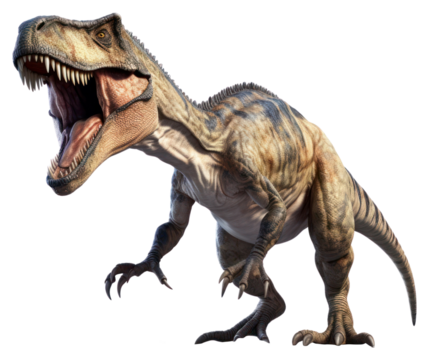 PNG Dinosaur reptile animal white background.