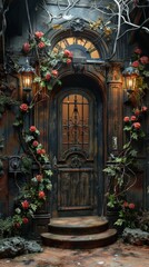Fototapeta premium Enhancing theatrical set design with detailed 3D-printed props.
