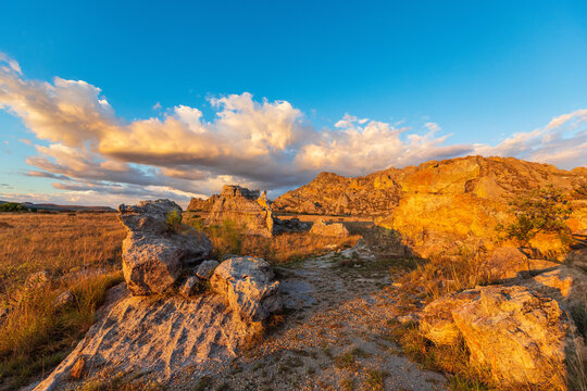 isalo window in isalo national park in Madagascar
