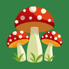 Mushroom vector illustration