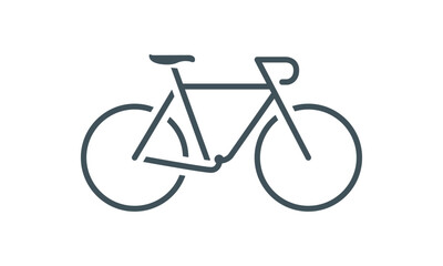Fototapeta premium Simple Bike Line Logo
