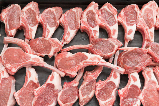 Tray of Lamb Chops