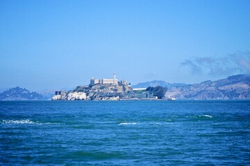 Carcere di ALCATRAZ sull'isola omonima nel golfo di San Francisco. USA